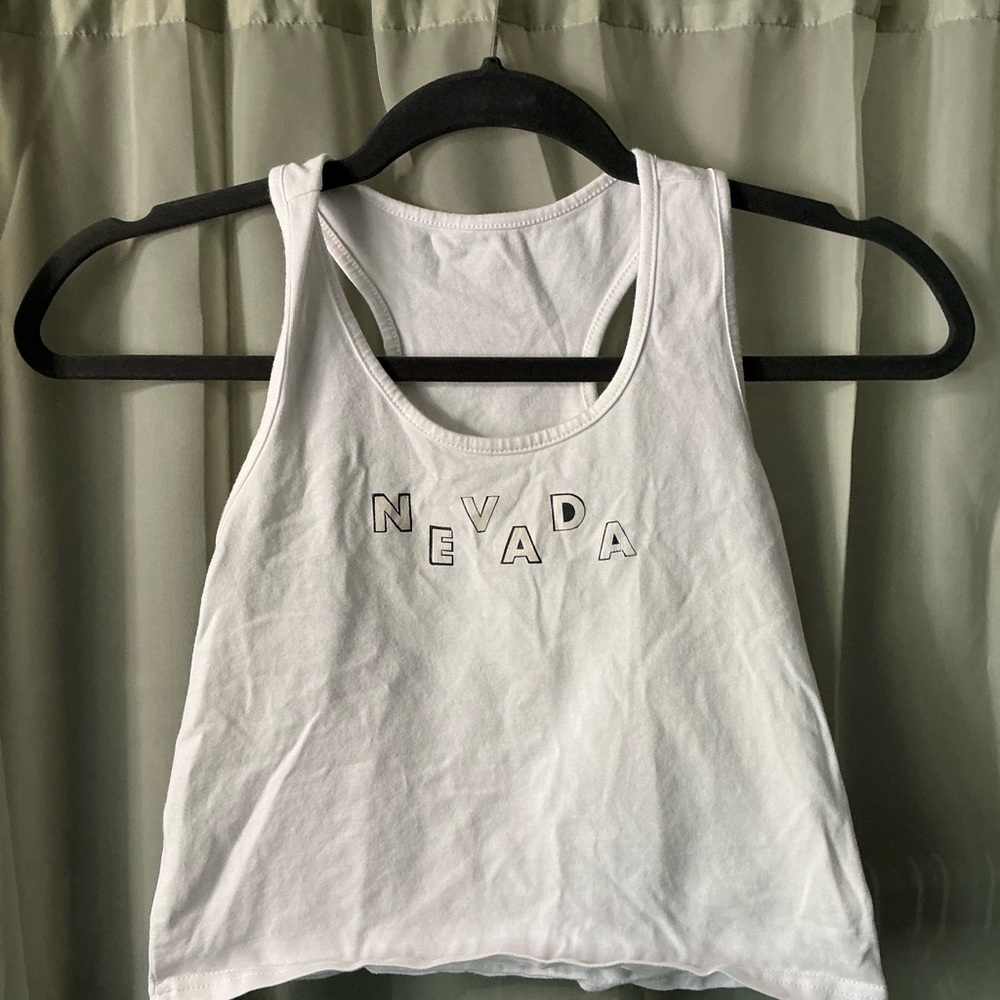 University of Nevada Reno White Nevada Women's Tank Top size medium